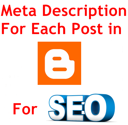 How to Add Meta Description In Blogger