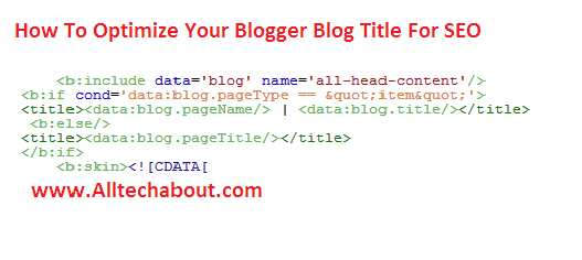 How to SEO Optimize Blogger Blog Post Titles