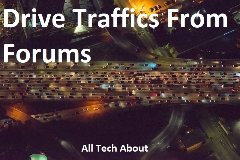 Drive Traffics From Forums